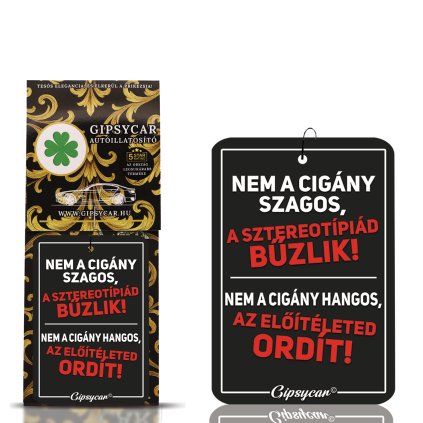 Cigány sztereotípia autóillatosító - Sunset Melon illat