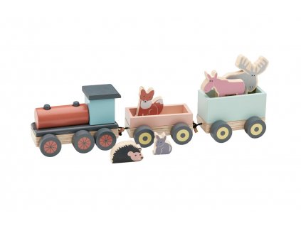 I000078 Edvin Wood Animal Train