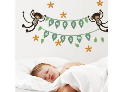 nápis monkey banner