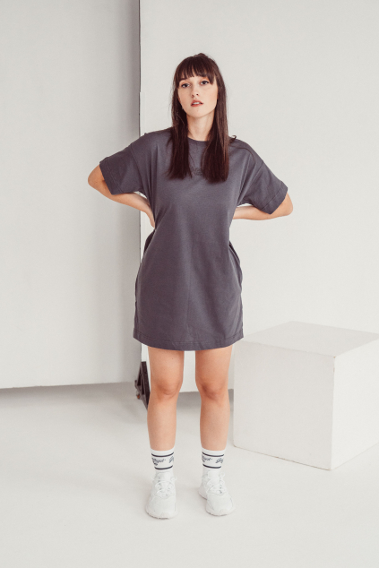 Krátké trikošaty malá Typo luxury gray