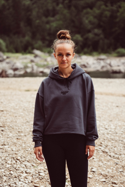 Dámská hoodie TROUBLE luxury gray