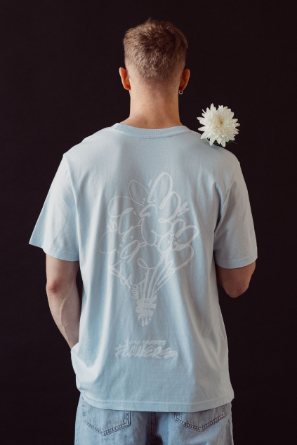 Triko Wildflower Ice Blue