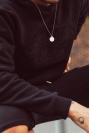 Black on Black Crewneck Premium