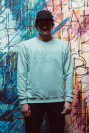 Pánský crewneck Outline Mint