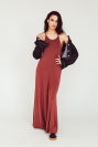 Šaty Burst Burgundy