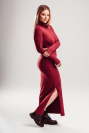 Šaty Aria Burgundy