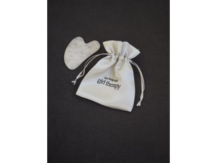 Gua Sha - bílý masážní kámen
