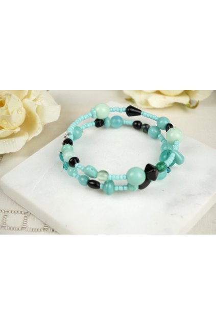 Náramok "Tyrkysový vánok" gituskovo