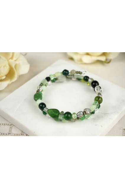 Náramok "Zelené šťastie" gituskovo