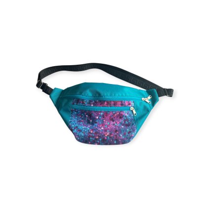 Crossbody ľadvinka Tyrkysová Sparkle 1 gituskovo Photoroom