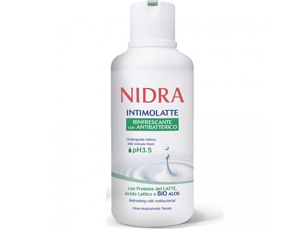 Nidra Intimolatte osvěžující gel pro intimní hygienu s antibakteriální  přísadou ☆www.giulieta.shop☆