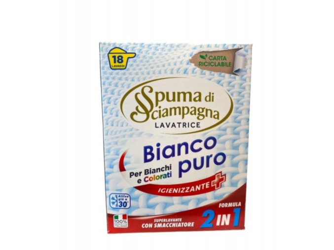 Spuma di Sciampagna prací prášek Bianco Puro, 1 k
