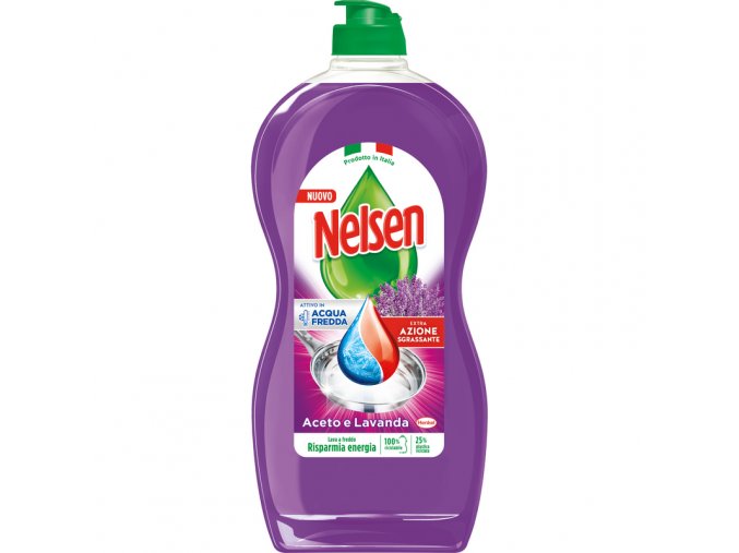 Nelsen prostředek na mytí nádobí Aceto e Bianco Lavanda, 850 ml