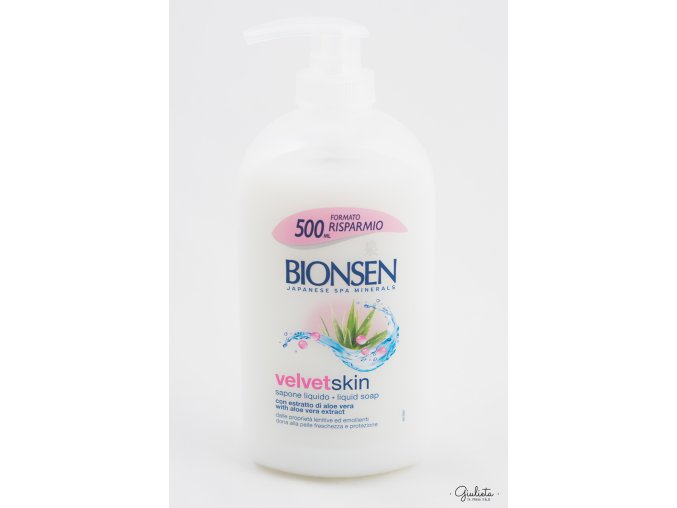 Bionsen tekuté mýdlo Aloe Vera s dávkovačem, 500 ml
