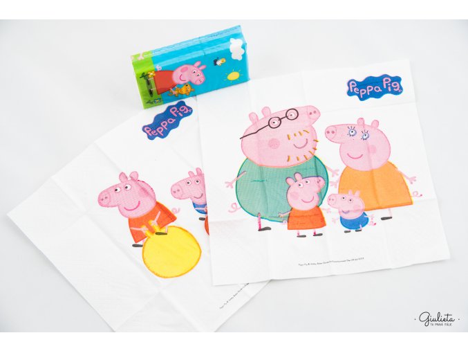 Clean Paper kapesníčky s motivy Peppa Pig, 6 balíčků