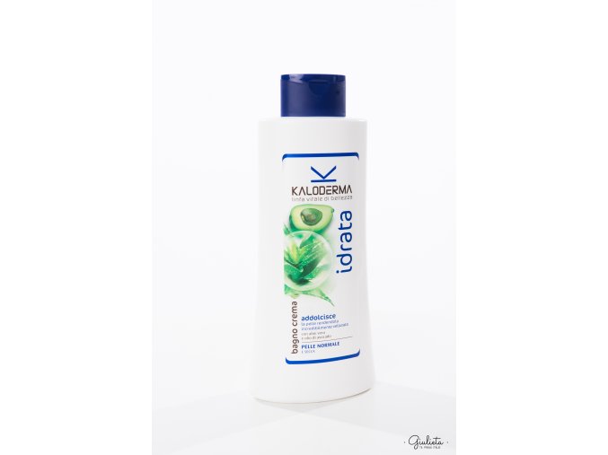 Kaloderma hydratační sprchový gel/krémová koupel s Aloe Vera a avokádovým olejem, 750 ml