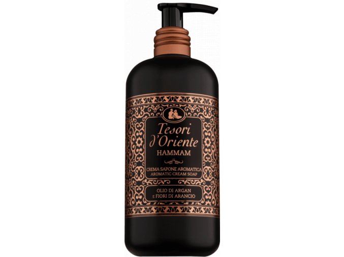 Tesori d'Oriente Hammam parfémované mýdlo s dávkovačem, 300 ml