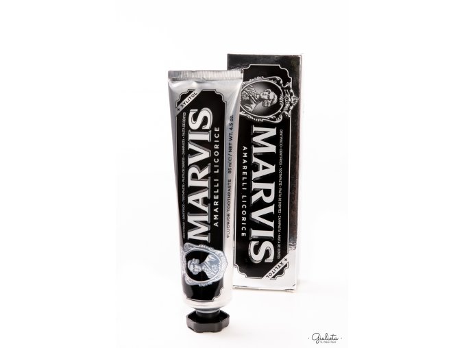 Marvis Amarelli Licorice zubní pasta, 85 ml