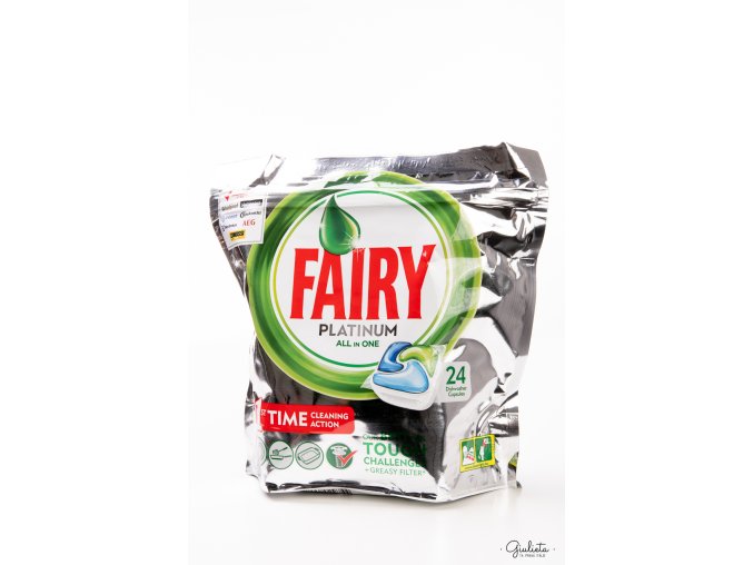 Fairy kapsle do myčky All In One Platinum, 24 kapslí