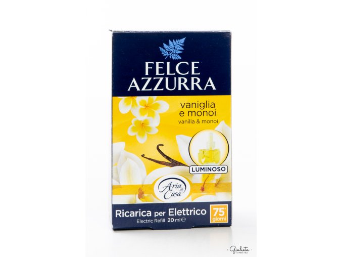 Felce Azzurra náhradní náplň do elektrického osvěžovače, vaniglia & monoi, 20 ml