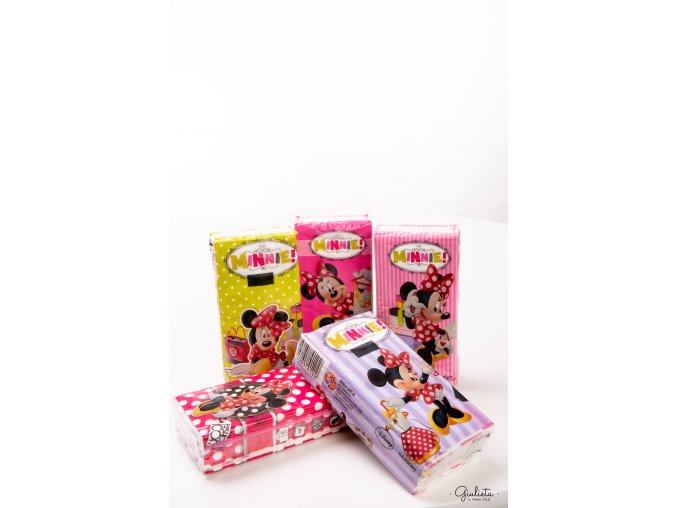 Worldcart kapesníčky s motivy Minnie Mouse, 10 balíčků