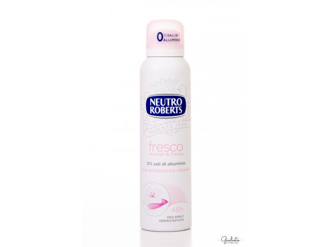 Neutro Roberts deodorant ve spreji fresco monoï & fresia, 125 ml