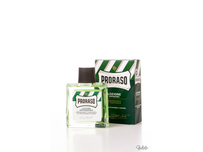 Proraso Green osvěžující a tonizující voda po holení, 100 ml