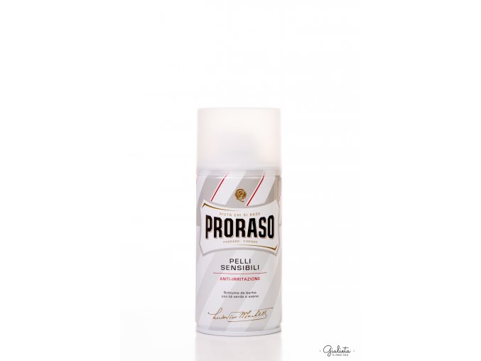 Proraso White pěna na holení pro citlivou pokožku, 300 ml