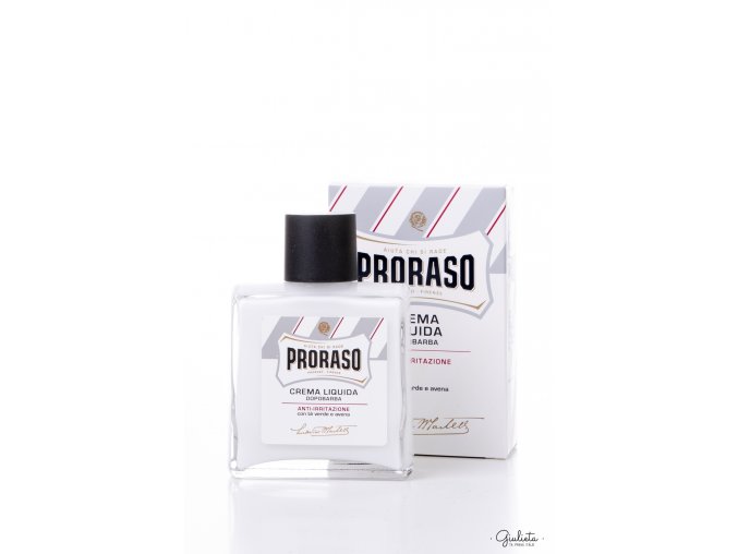 Proraso White balzám po holení pro citlivou pokožku, 100 ml