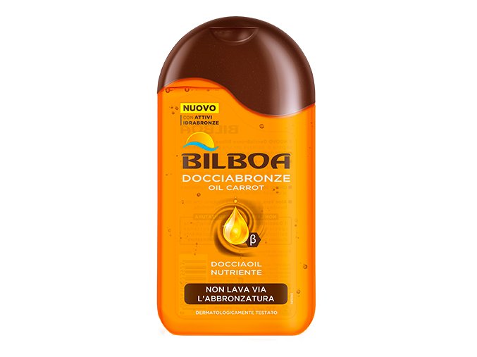 Bilboa sprchový gel po opalování DocciaBronze Oil Carrot, 250 ml