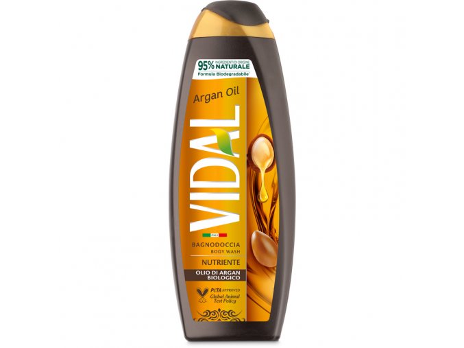 Vidal sprchový gel Nutriente Olio di Argan Bio, 500 ml
