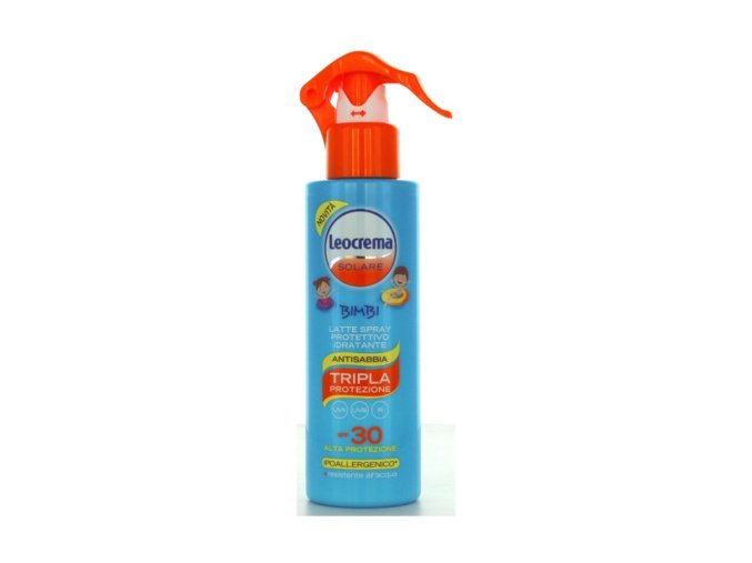 leocrema solare latte bimbi spray sfp30 200 ml