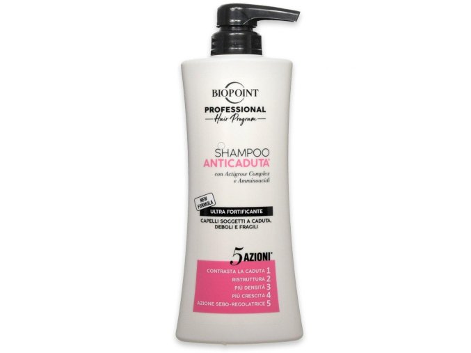 Biopoint Anticaduta šampon pro snížení vypadávání vlasů, 400 ml