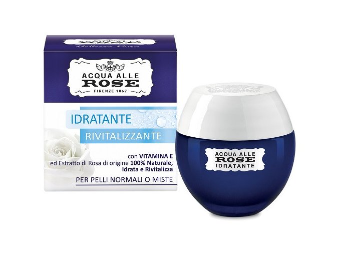Acqua alle Rose Rivitalizzante Idratante revitalizační hydratační gelový krém na obličej