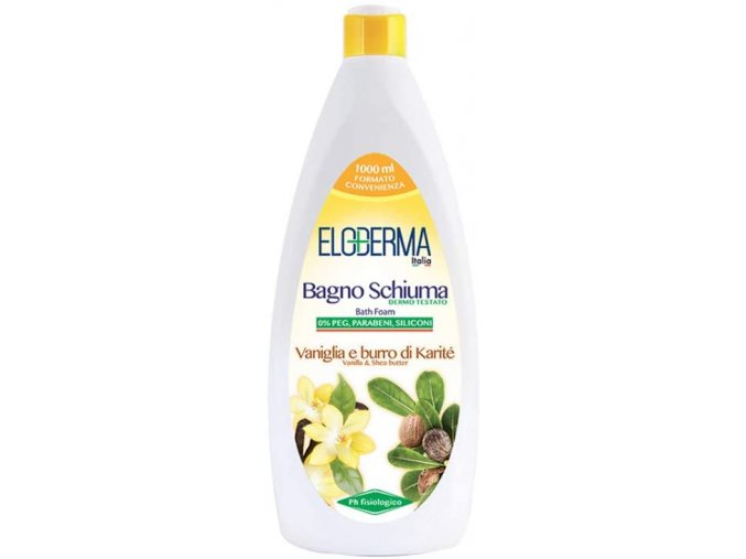 Eloderma Bagno Schiuma Vaniglia e Burro di Karité