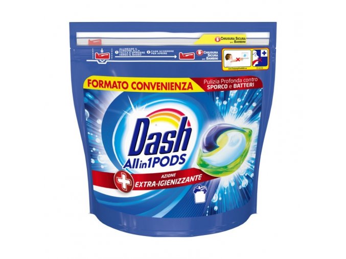 Dash gelové kapsle All in1 PODs igienizzante