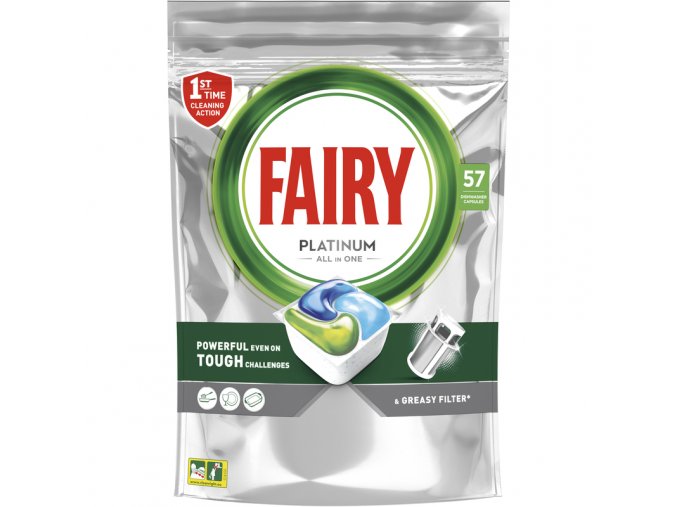 Fairy kapsle do myčky All In One Platinum, 57