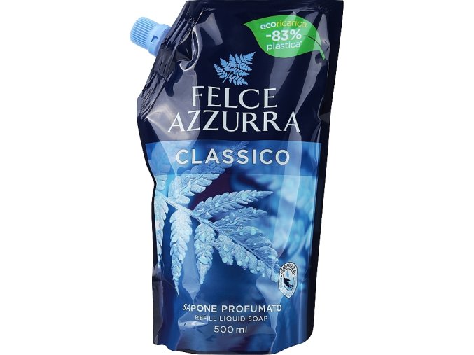 Felce Azzurra Classico tekuté mýdlo, náhradní náplň, 500 ml