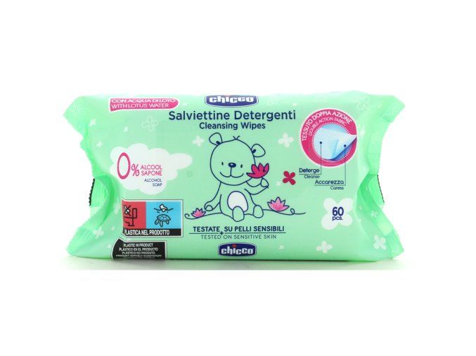 Chicco dětské vlhčené čistící ubrousky