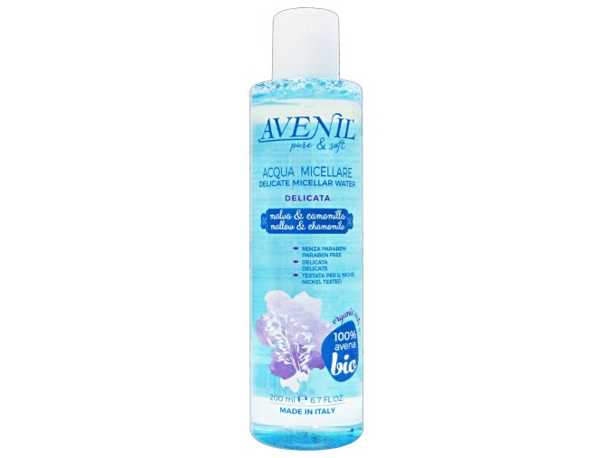Avenil pure & soft jemná čisticí a odličovací micelární voda, 200 ml
