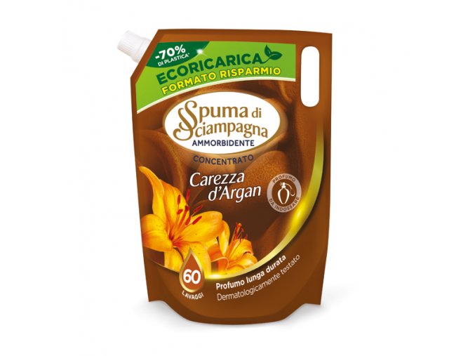 Spuma di Sciampagna aviváž koncentrát Carezza d'Argan, 60 pracích dávek