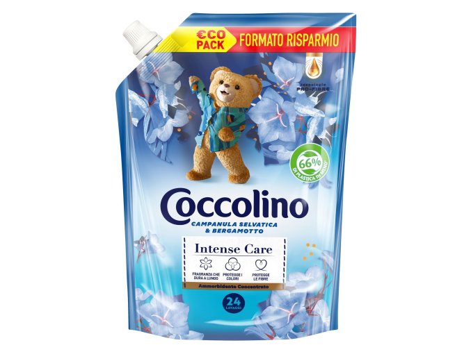 Coccolino koncentrovaná aviváž Campanula Selvatica & Bergamotto v ekologickém balení