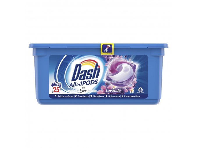 Dash gelové kapsle All in1 PODs s vůní levandule 25