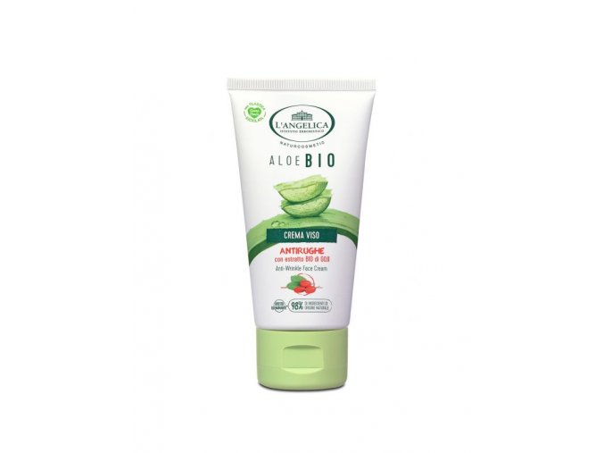 L'Angelica protivráskový pleťový krém Aloe Bio Antirughe, 75 ml