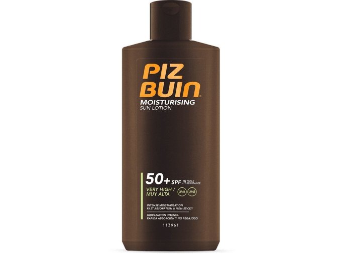 Piz Buin hydratační mléko na opalování Moisturising Sun Lotion SPF 50+, 200 ml