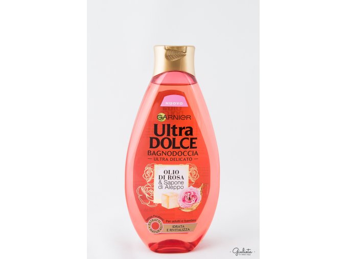 Ultra Dolce sprchový gel Olio di Rosa e Sapone di Aleppo, 500 ml