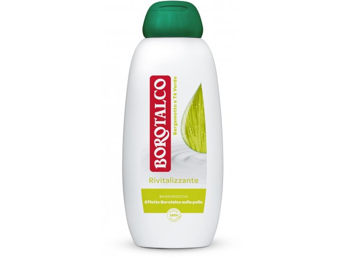 Borotalco sprchový krém pěna do koupele Bergamot a zelený čaj, 450 ml