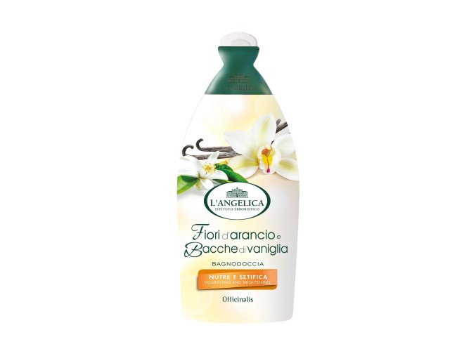 L'Angelica Officinalis sprchový gel pěna do koupele Pomerančový květ a vanilka, 450 ml