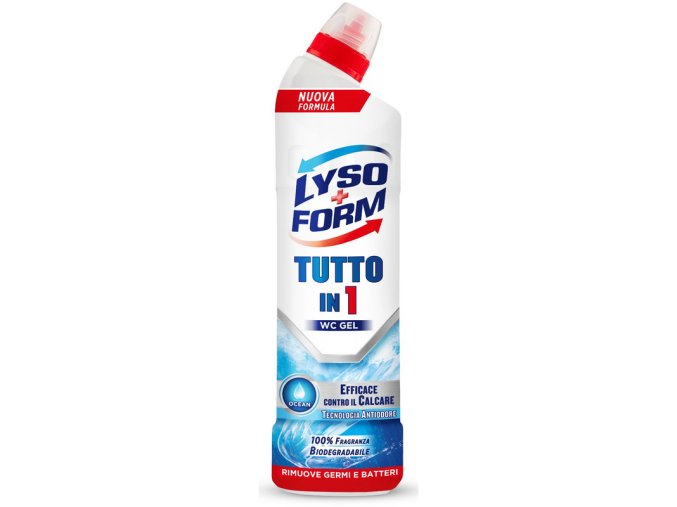 Lysoform Tutto in 1 WC gel modrý, 750 ml