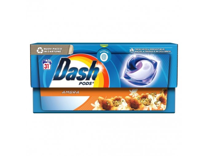 Dash PODs Ambra gelové kapsle na praní, 31 ks